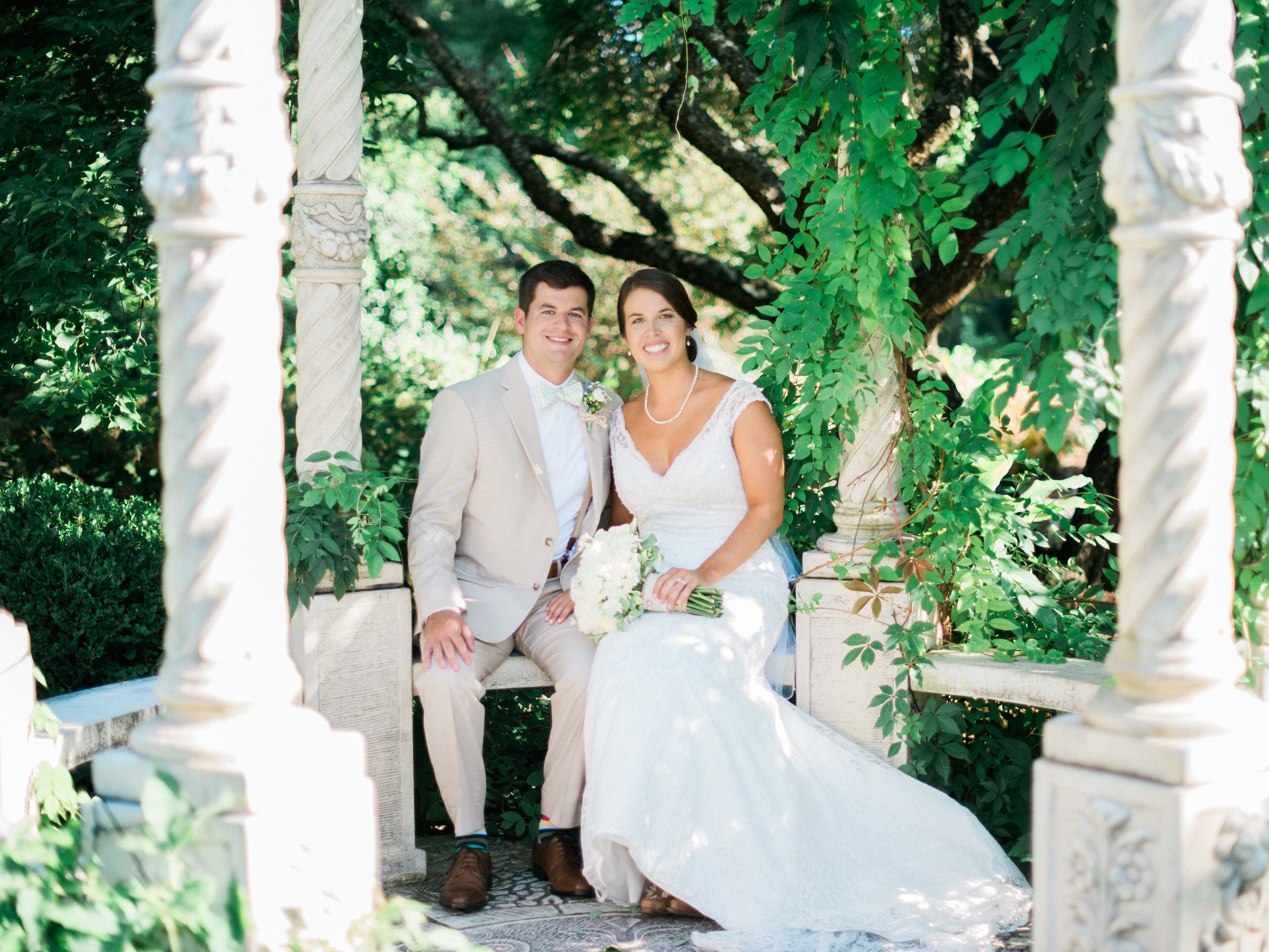 Wilmington NC Arboretum Wedding Anchored in Love B&M-1001