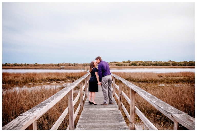 BW Sunset Beach Engagement Anchored in Love Wilmington NC_1006