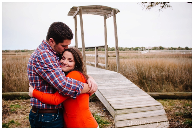 BW Sunset Beach Engagement Anchored in Love Wilmington NC_1026