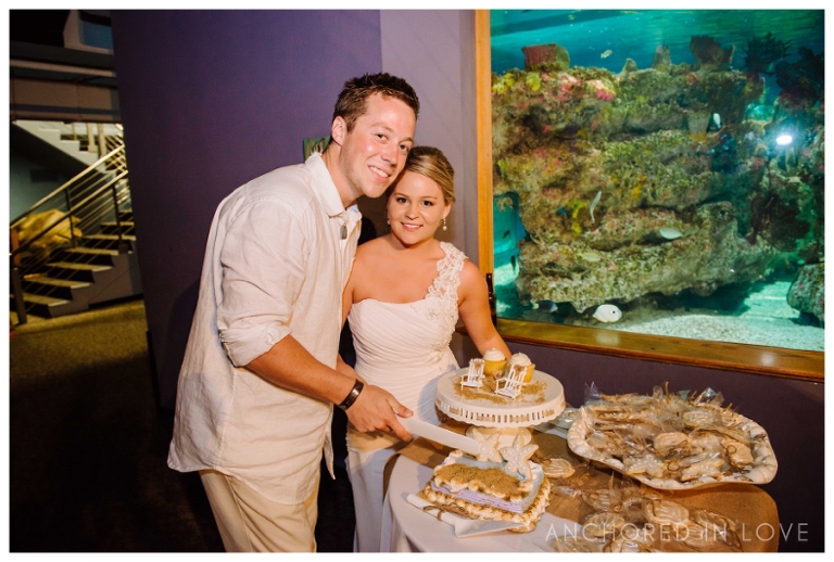 Fort Fisher NC Aquarium Wedding Anchored in Love JA_1182.jpg