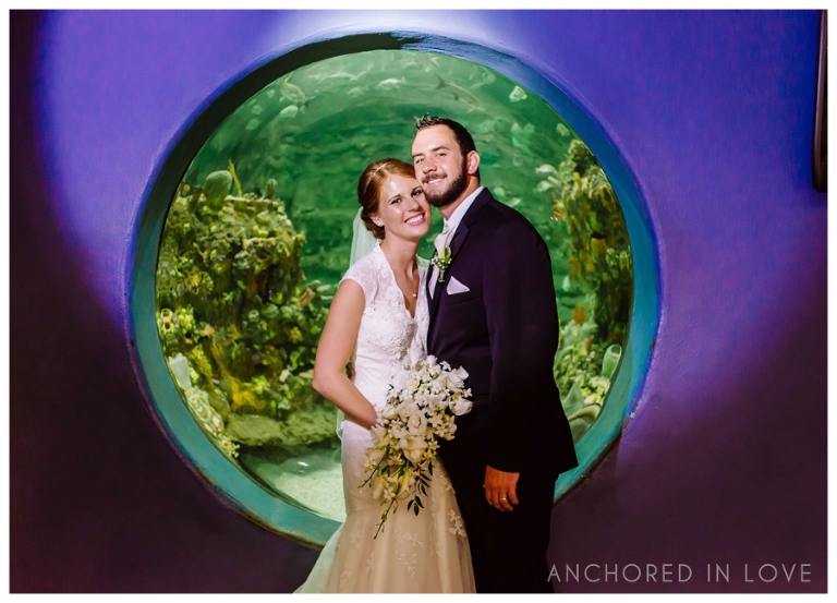 KB Fort Fisher Aquarium Wedding Anchored in Love Wilmington North Carolina_1001