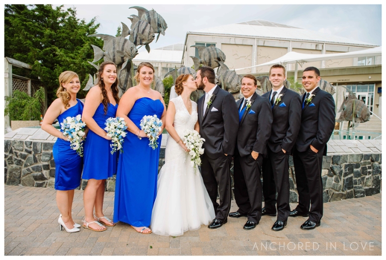 KB Fort Fisher Aquarium Wedding Anchored in Love Wilmington North Carolina_1043