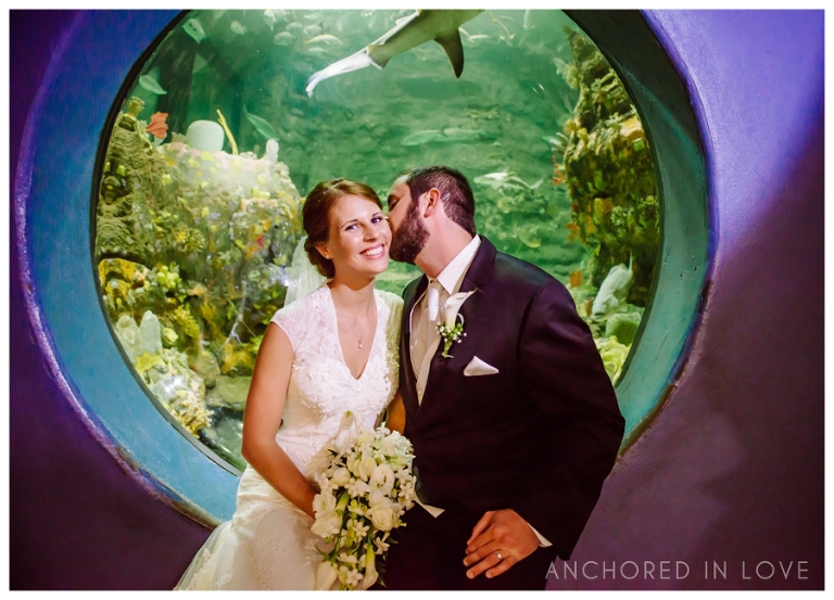 KB Fort Fisher Aquarium Wedding Anchored in Love Wilmington North Carolina_1064