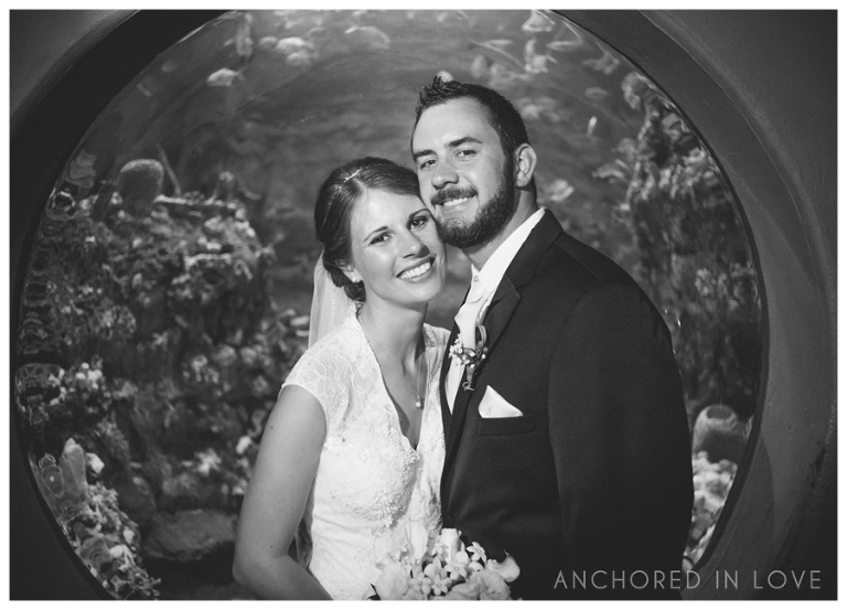 KB Fort Fisher Aquarium Wedding Anchored in Love Wilmington North Carolina_1066