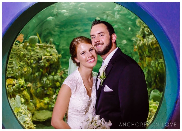 KB Fort Fisher Aquarium Wedding Anchored in Love Wilmington North Carolina_1067