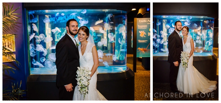KB Fort Fisher Aquarium Wedding Anchored in Love Wilmington North Carolina_1068