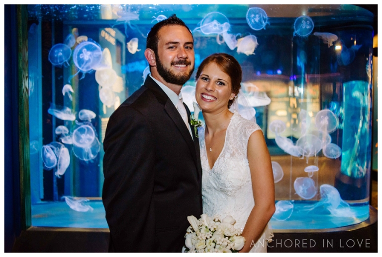 KB Fort Fisher Aquarium Wedding Anchored in Love Wilmington North Carolina_1071