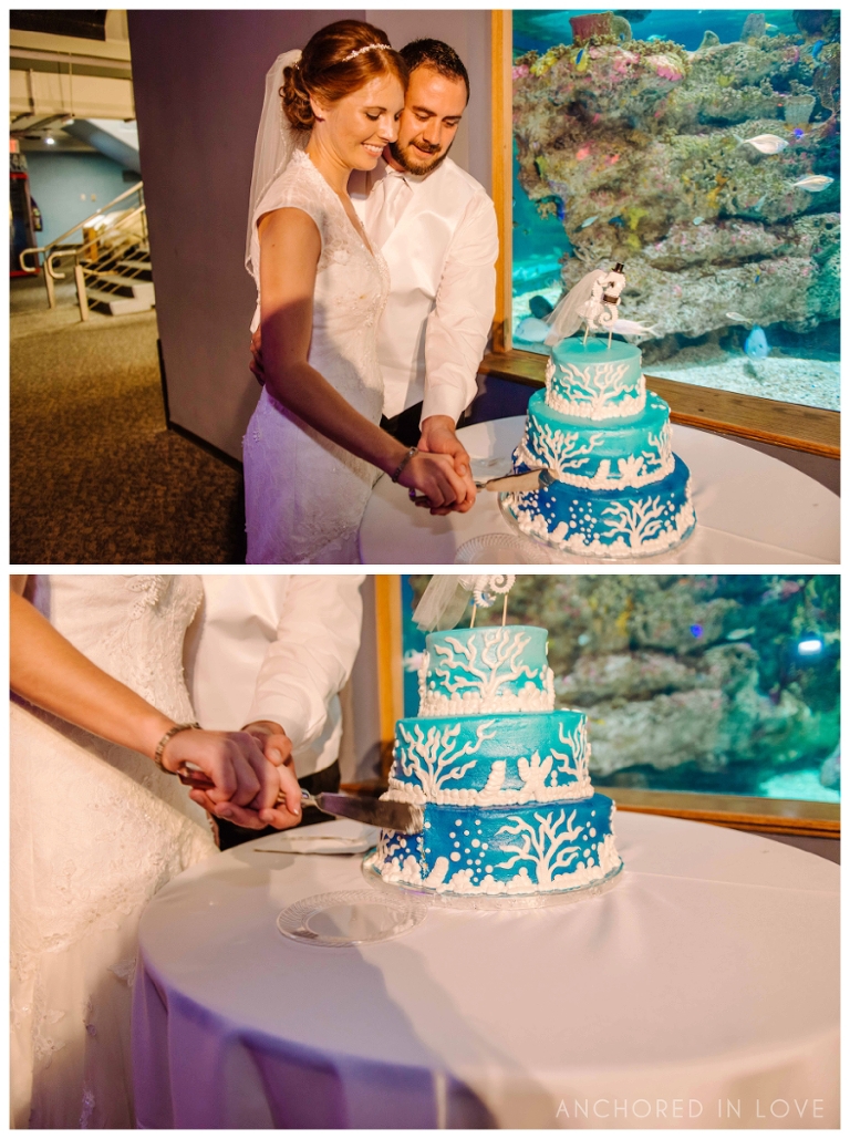 KB Fort Fisher Aquarium Wedding Anchored in Love Wilmington North Carolina_1083