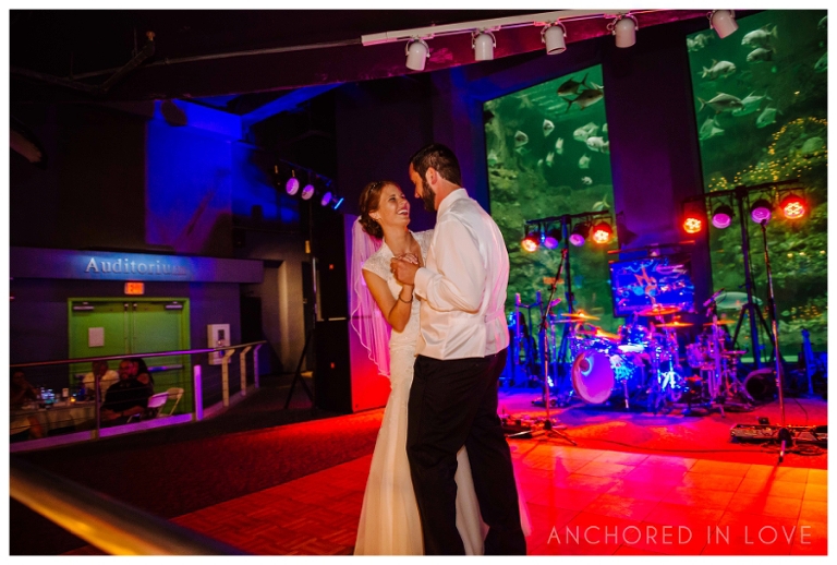 KB Fort Fisher Aquarium Wedding Anchored in Love Wilmington North Carolina_1089