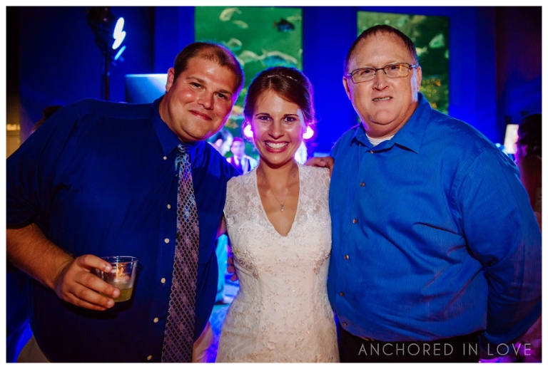 KB Fort Fisher Aquarium Wedding Anchored in Love Wilmington North Carolina_1105