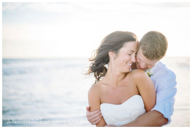 LB Emerald Isle Beach Wedding Wilmington NC Anchored in Love_0001