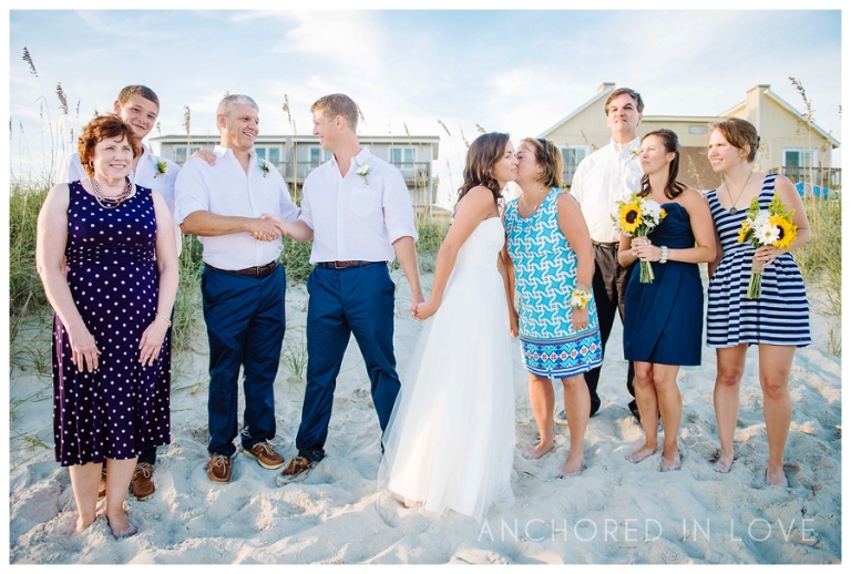 LB Emerald Isle Beach Wedding Wilmington NC Anchored in Love_0030