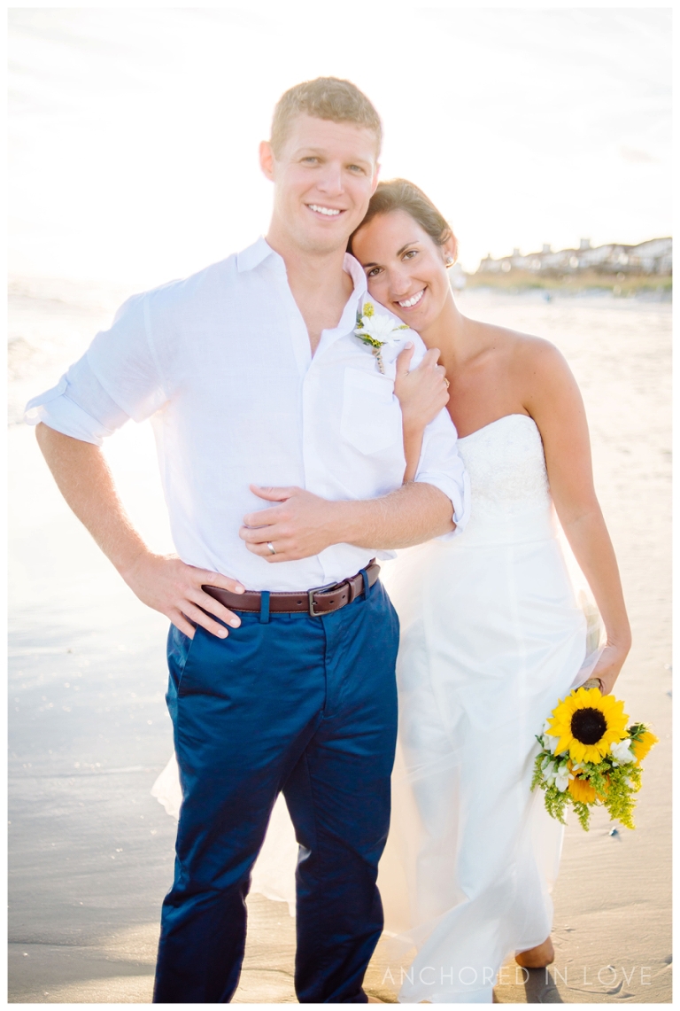 LB Emerald Isle Beach Wedding Wilmington NC Anchored in Love_0036