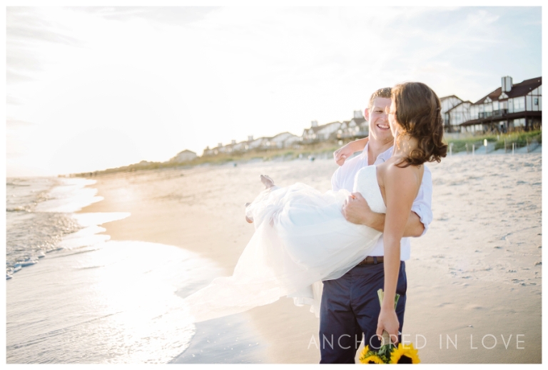 LB Emerald Isle Beach Wedding Wilmington NC Anchored in Love_0043