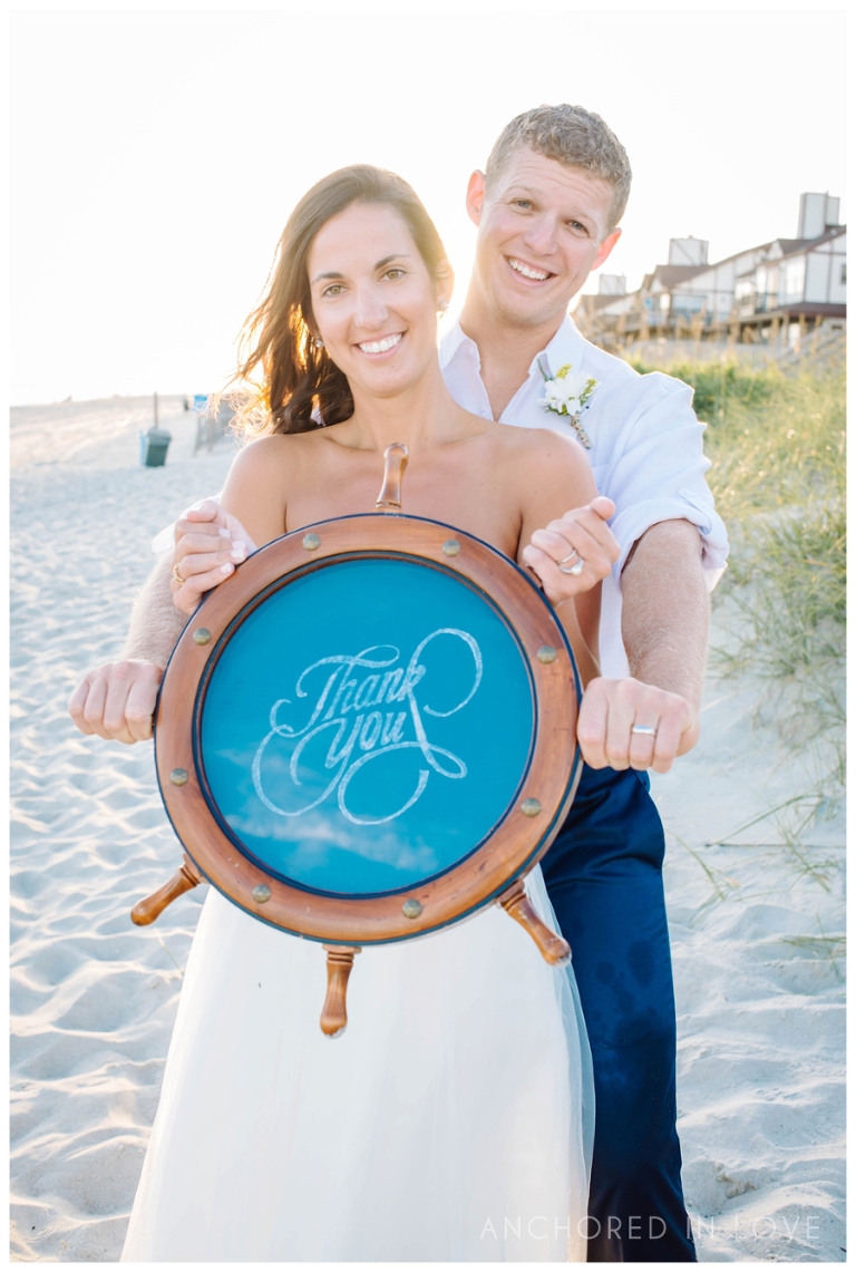 LB Emerald Isle Beach Wedding Wilmington NC Anchored in Love_0051