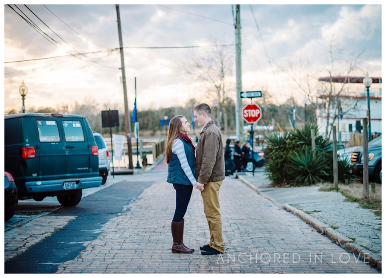 Katie and Mark Engagement Downtown Wilmington NC Anchored in Love_0022.jpg