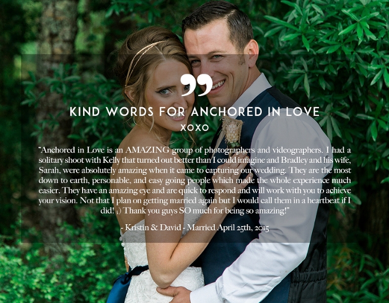 Kristin & David Kind Words