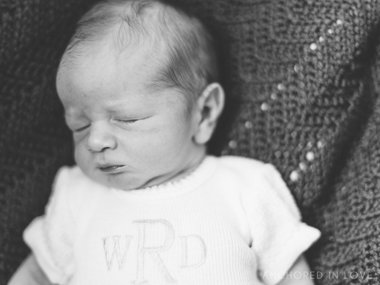 Wilmington NC Newborn Photographer Anchored in Love