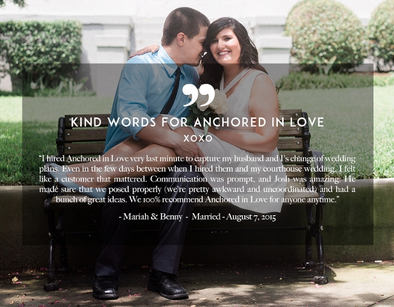 Kind Words Review Elopement Wedding Anchored in Love Wilmington NC