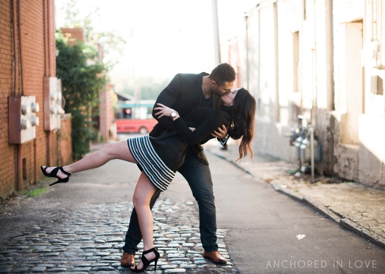 Downtown and Wrightsville Beach NC Engagement Session A&E Anchored in Love-2142