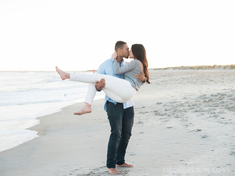 Downtown and Wrightsville Beach NC Engagement Session A&E Anchored in Love-2305